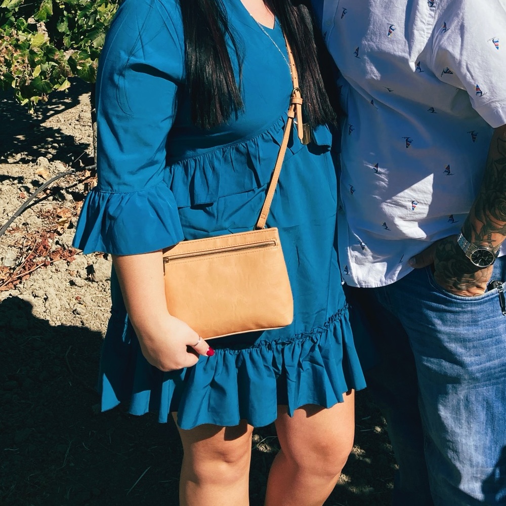 Blue dress